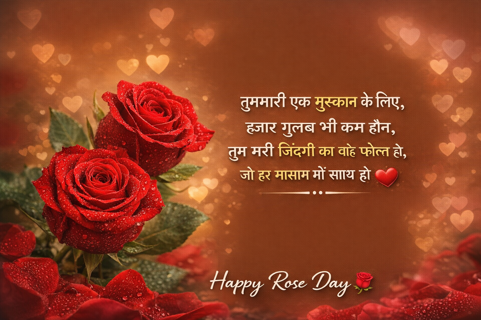 Rose Day shayari 