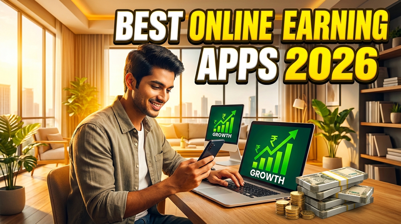 Best online earning apps in India 2026 earn money from home
