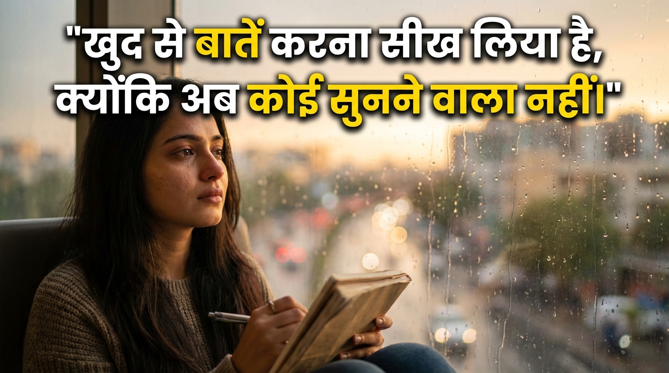Hindi Sad Shayari image